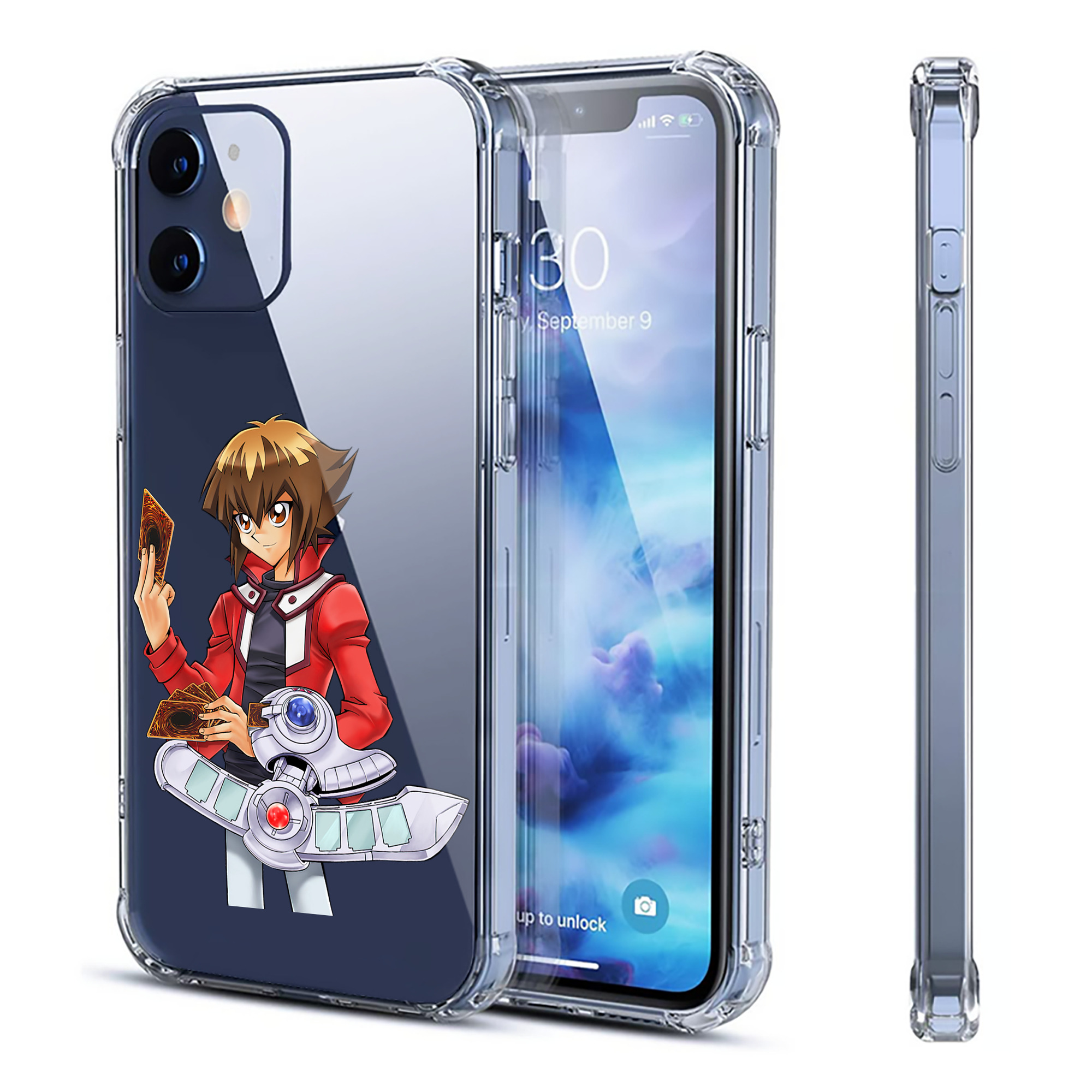 （画像用） 遊☆戯☆王 Yu-Gi-Oh! 【iPhone 12シリーズ対応】透明スマホケース（クリアソフトケース）